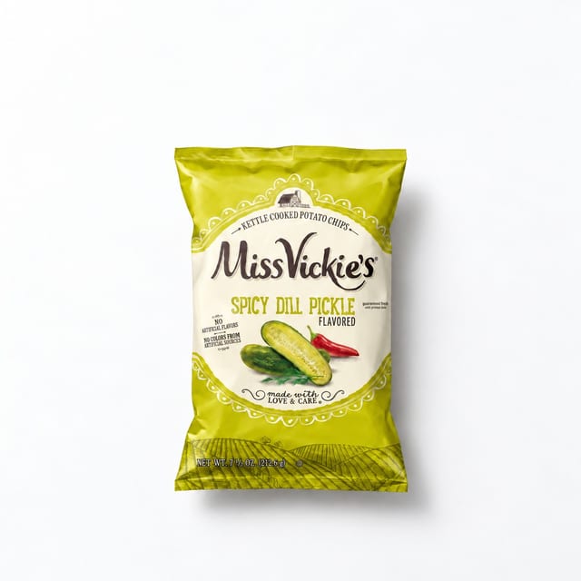 Miss Vickie's Spicy Dill Pickle (Not always available).