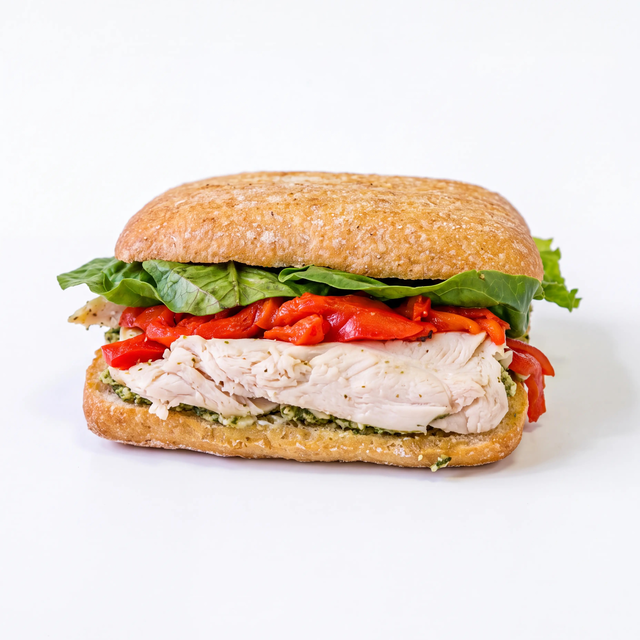 Chicken Pesto Sandwich.