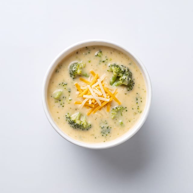 16 Oz Broccoli Cheddar.