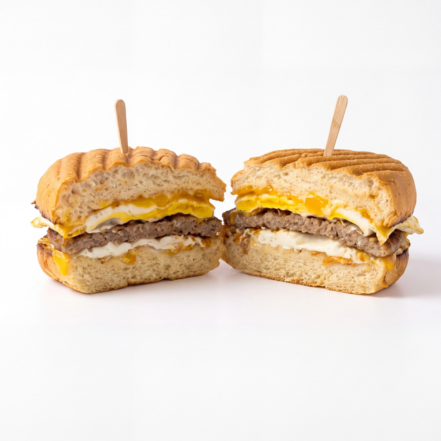 Sausage and Egg Sandwich.