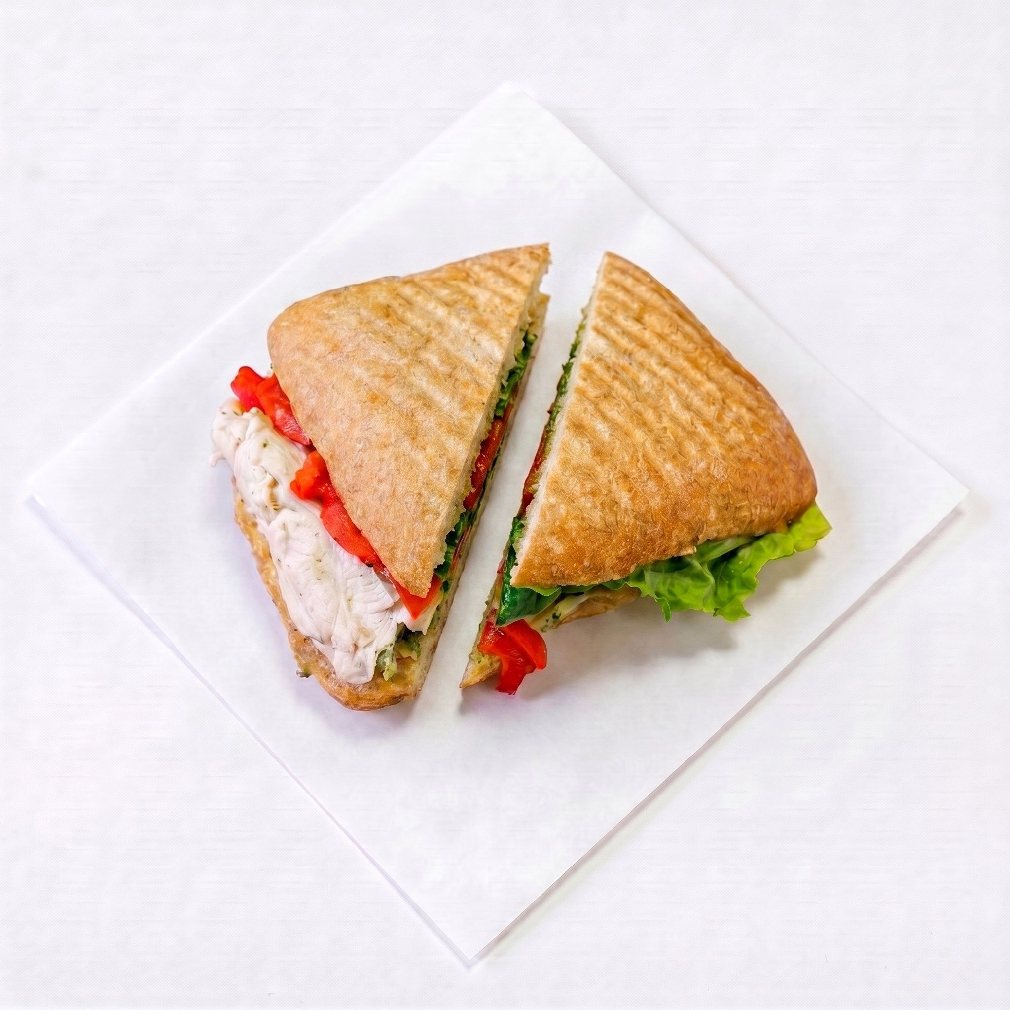 Chicken Pesto Sandwich.