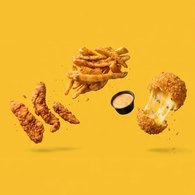 Bertha’s Crispy Trio.
