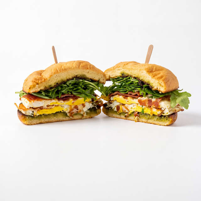 Arugula Egg Sandwich.