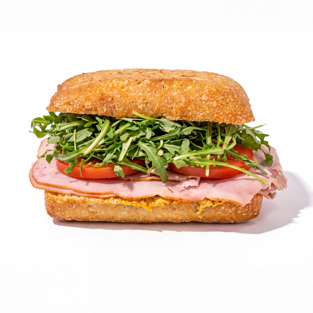 Ham Panini Sandwich.