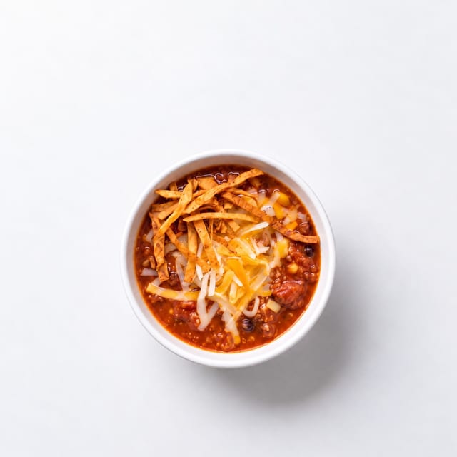 16 Oz - Bertha’s Signature Beef Chili.