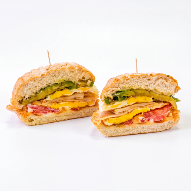 Turkey Jalapeno Egg Sandwich.