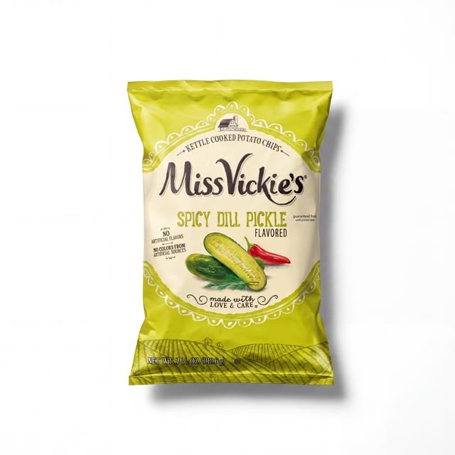 Miss Vickie's Spicy Dill Pickle (Not always available).